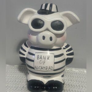 Black and White Piggy Bank